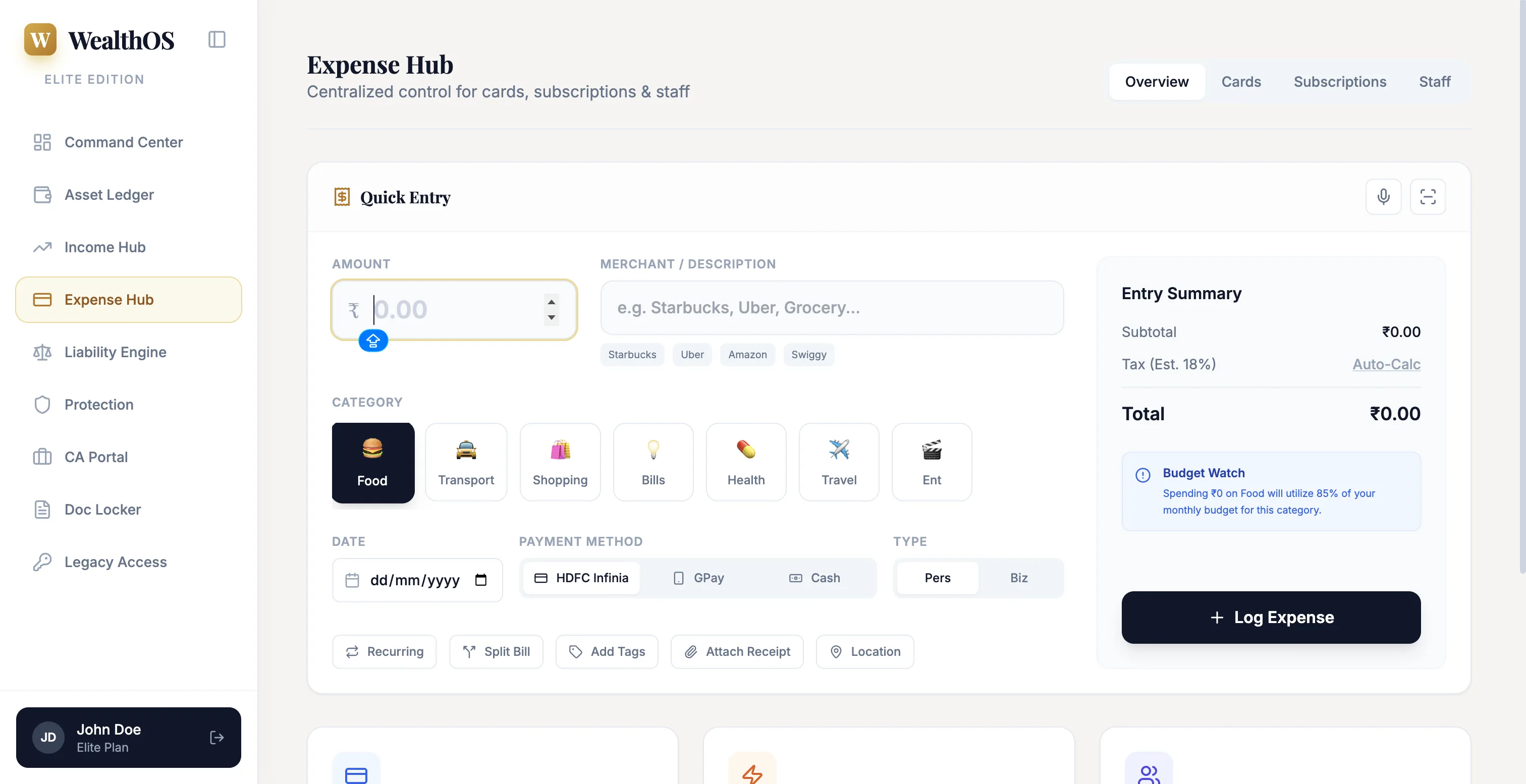 Expense Hub